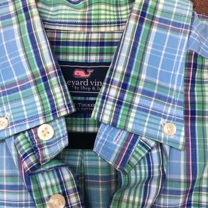 Vineyard Vines L/S Button Down Blue Plaid S